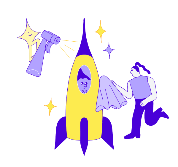 Illustration of a normal UFO